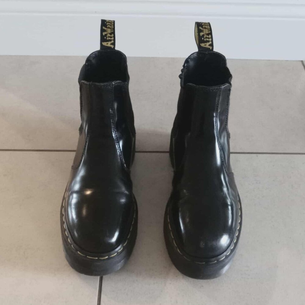 Dr. Martens Black Quad Boots